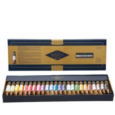 Coffret 24 Tubes 7ml aquarelle mission gold class extra-fines en carton Mijello