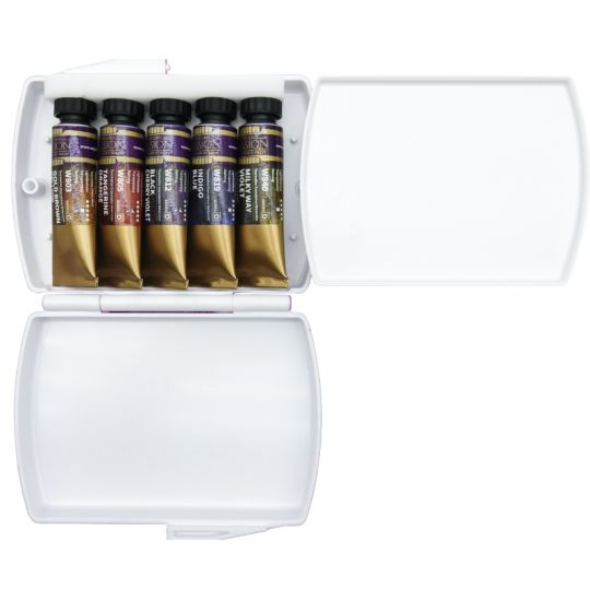 Coffret Automne 5 Tubes 15ml aquarelle granuleuse mission gold class en plastique Mijello