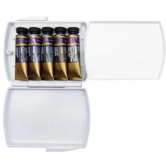 Coffret Hiver 5 Tubes 15ml aquarelle granuleuse mission gold class en plastique Mijello