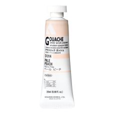 Pêche pâle - acrylic gouache Tube 20ml Holbein Artists'