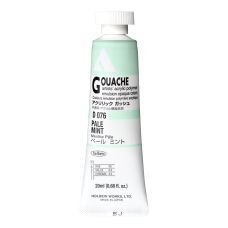 Menthe pâle - acrylic gouache Tube 20ml Holbein Artists '