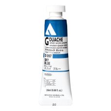 Bleu ciel - acrylic gouache Tube 20ml Holbein Artists '
