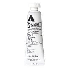 Blanc de titane - acrylic gouache Tube 20ml Holbein Artists'