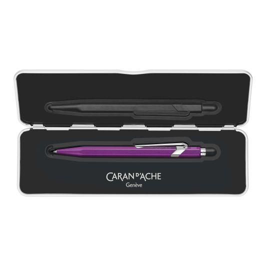 Stylo bille série 849 Ø 1mm Violet Caran d'ache