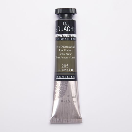 Terre d'Ombre naturelle - Gouache Tube 21ml Sennelier
