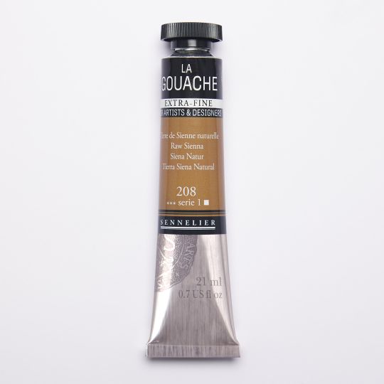 Terre de Sienne naturelle - Gouache Tube 21ml Sennelier