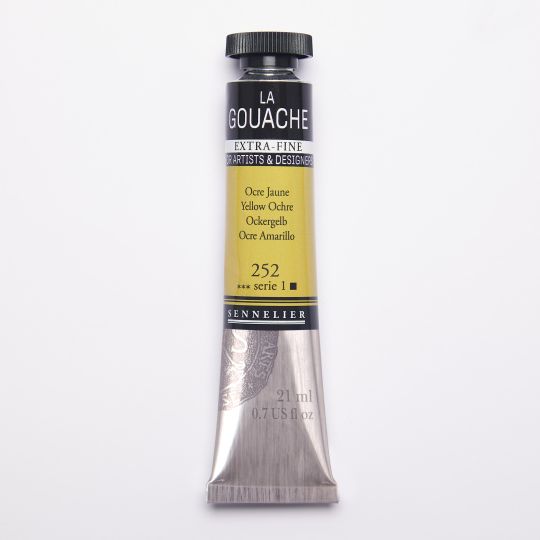Ocre Jaune - Gouache Tube 21ml Sennelier