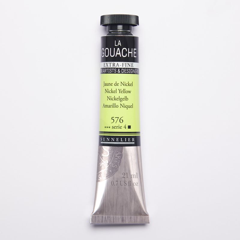 Jaune de Nickel - Gouache Tube 21ml Sennelier