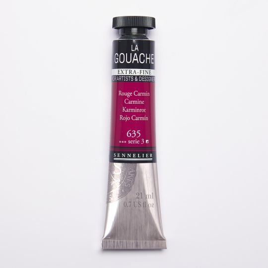 Rouge Carmin - Gouache Tube 21ml Sennelier