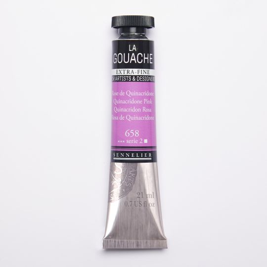 Rose de Quinacridone - Gouache Tube 21ml Sennelier