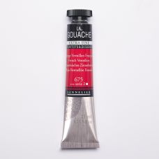 Rouge Vermillon Français - Gouache Tube 21ml Sennelier