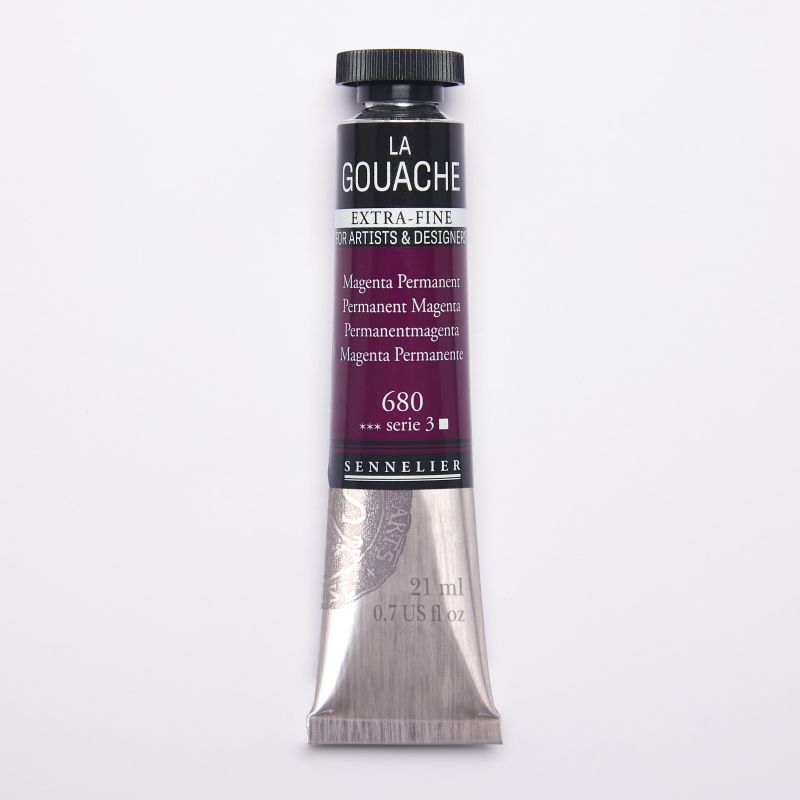 Magenta Permanent - Gouache Tube 21ml Sennelier