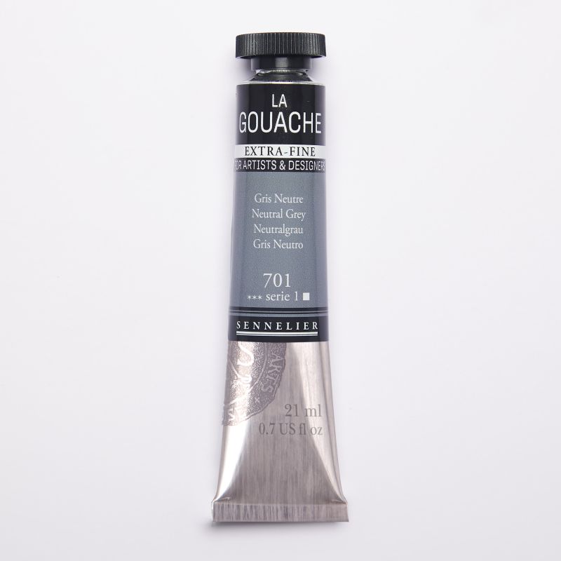 Gris Neutre - Gouache Tube 21ml Sennelier