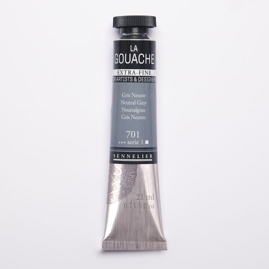 Gris Neutre - Gouache Tube 21ml Sennelier