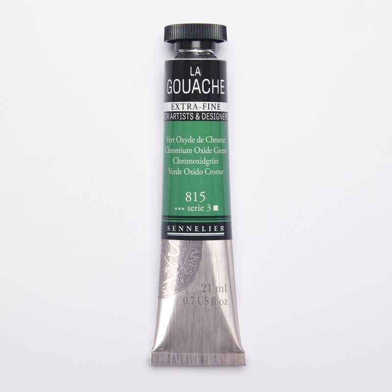 Vert Oxyde de Chrome - Gouache Tube 21ml Sennelier