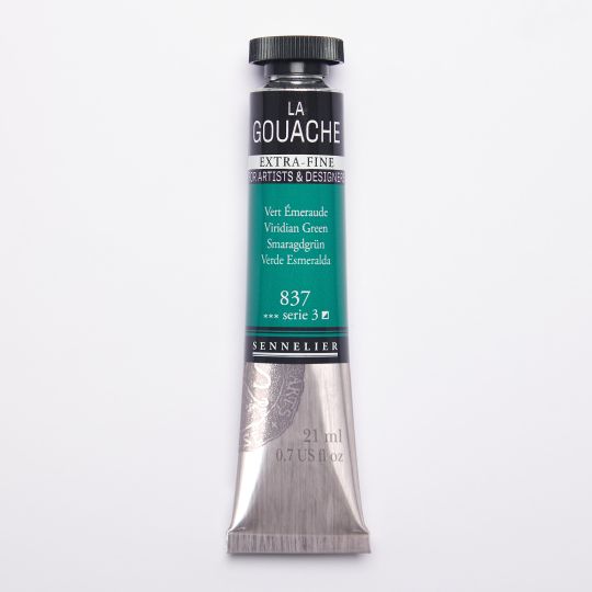 Vert Émeraude - Gouache Tube 21ml Sennelier