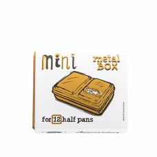 Boîte métal aquarelle vide mini or 12 ½ godets Roman Szmal