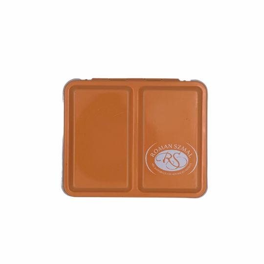 Coffret mini 8 ½ godets d'aquarelle extra-fine en métal abricot Roman Szmal