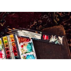 Set Botanical 4 pinceaux aquarelle Kum