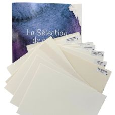 Pochette La sélection 19x25 13f différents papiers grain fin A&P
