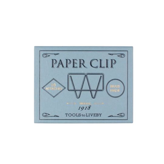 Clips en laiton mogul en boîte bleu de 10 Tools to liveby
