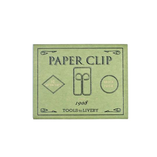 Clips en laiton owl en boîte verte de 10 Tools to liveby
