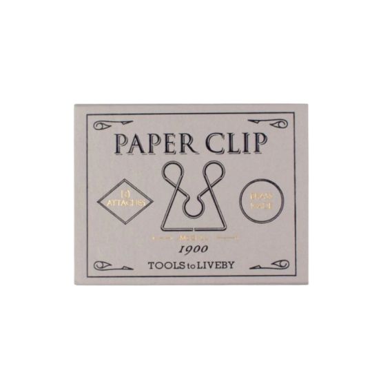 Clips en laiton McGill en boîte grise de 10 Tools to liveby