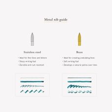 Plume aluminium inoxydable lisse Kakimori