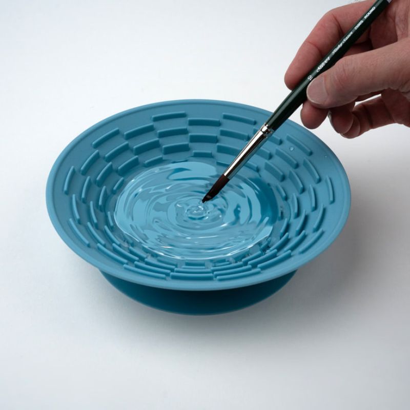 Bol de nettoyage pinceaux 9007 blue 500ml Silver Brush