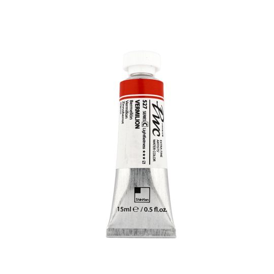 Vermillon - aquarelle PWC Tube 15ml ShinHan