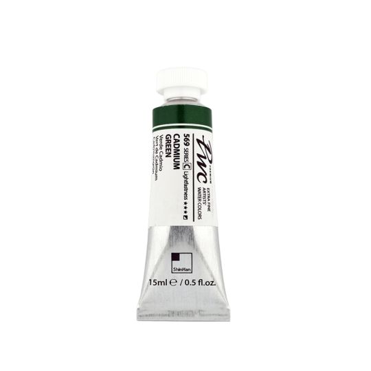 Vert de cadmium - aquarelle PWC Tube 15ml ShinHan