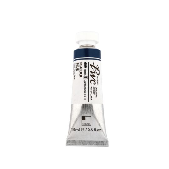 Bleu paon - aquarelle PWC Tube 15ml ShinHan