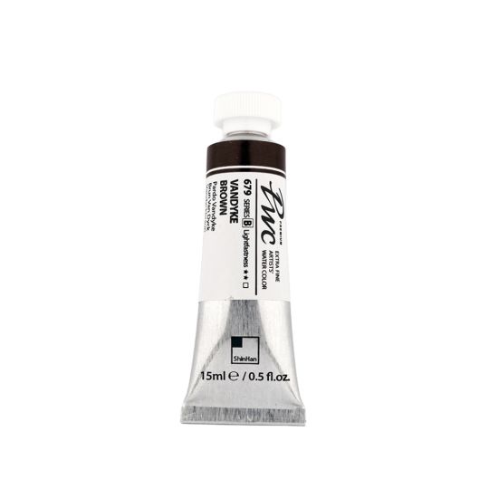 Brun Van Dyke - aquarelle PWC Tube 15ml ShinHan