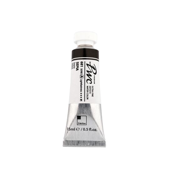 Sépia - aquarelle PWC Tube 15ml ShinHan