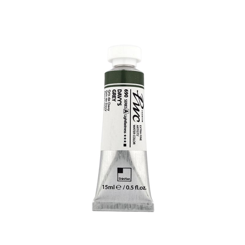 Gris de Davy - aquarelle PWC Tube 15ml ShinHan