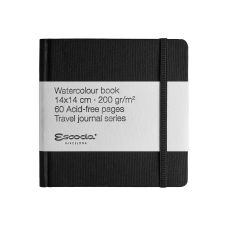 Carnet Escoda 14x14 200g 30f grain fin