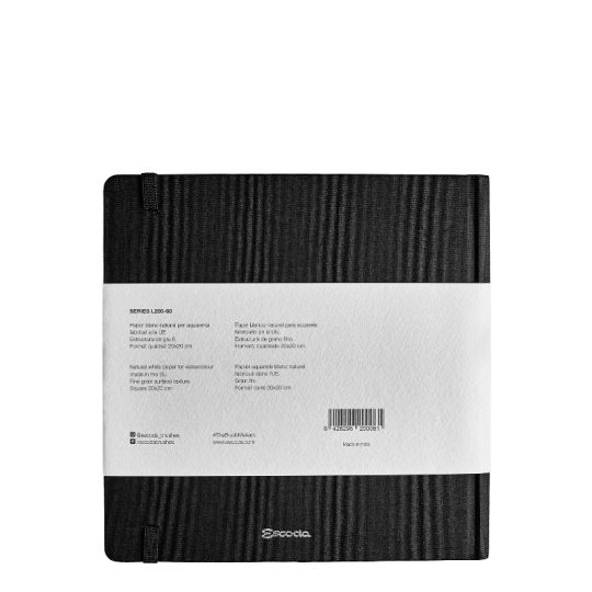 Carnet Escoda 20x20 200g 30f grain fin