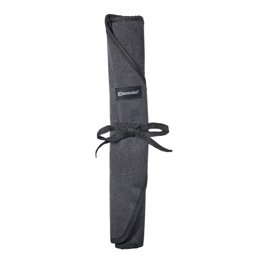 Trousse tissu noire emplacement 12 pinceaux longs Escoda