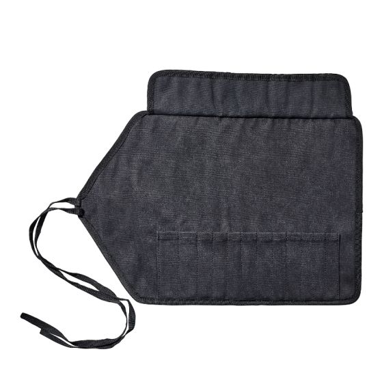 Trousse tissu noire emplacement 12 pinceaux Escoda