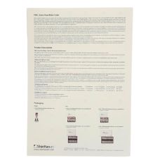 Carte échantillon couleurs réelles 104 couleurs PWC ShinHan fait à la main