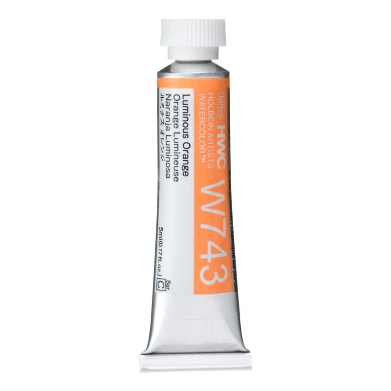 Orange Lumineux - Aquarelle Tube 5ml Holbein Artists'
