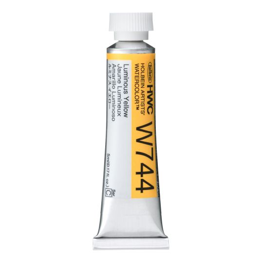 Jaune Lumineux - Aquarelle Tube 5ml Holbein Artists'