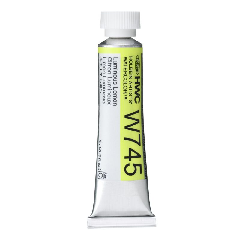 Citron Lumineux - Aquarelle Tube 5ml Holbein Artists'