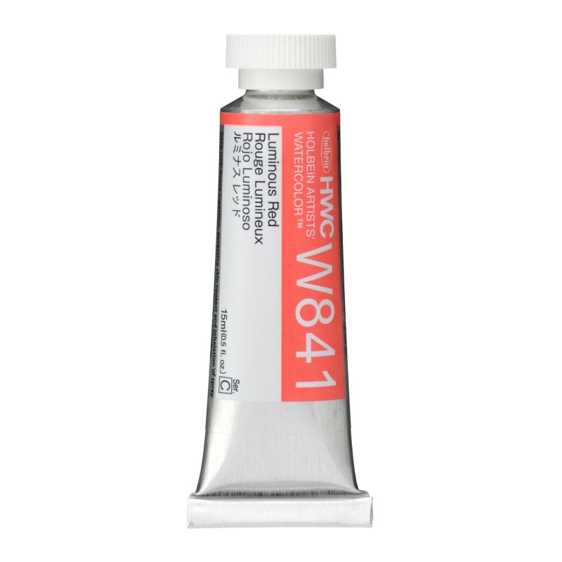 Rouge Lumineux - Aquarelle Tube 15ml Holbein Artists'