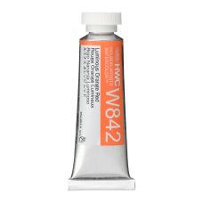 Rouge Orangé Lumineux - Aquarelle Tube 15ml Holbein Artists'