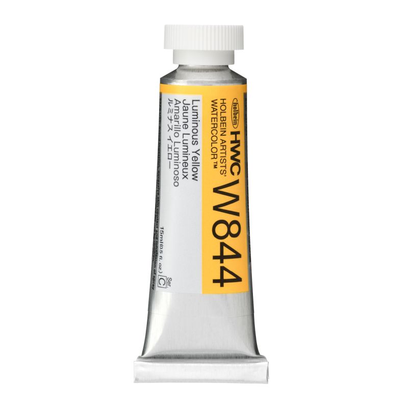 Jaune Lumineux - Aquarelle Tube 15ml Holbein Artists'