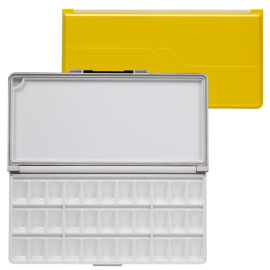 Palette étanche jaune 33 creux 32x16 cm Meeden