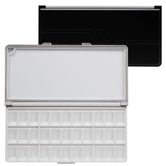 Palette étanche noire 33 creux 32x16 cm Meeden