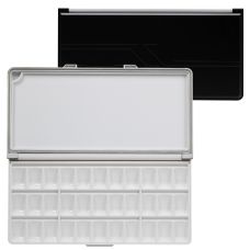 Palette étanche noire 33 creux 32x16 cm Meeden