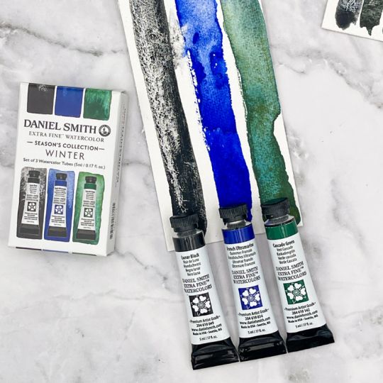 Set Hiver 3 tubes 5 ml aquarelle extra-fine Daniel Smith